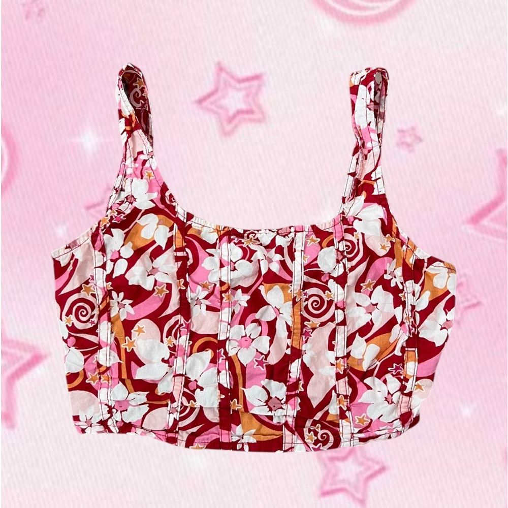 floral crop top